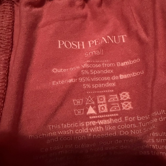 Posh peanut two piece pajama set. Size small. NWT - Picture 2 of 3